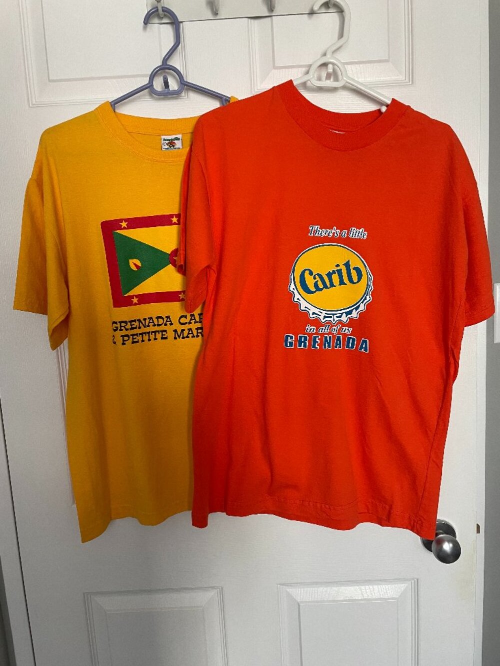 Bundle of 2 Grenada Souvenir T-shirts